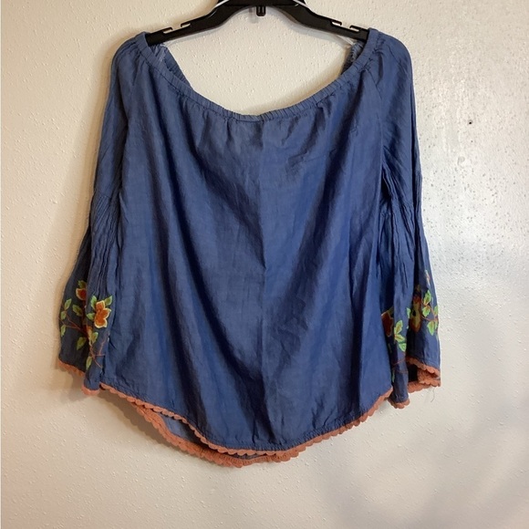 Ivy Jane Floral Embroidered Blouse Size Ex Small - Picture 5 of 11